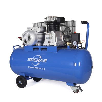 New design 2hp 50l portable pistonbelt driven air compressor